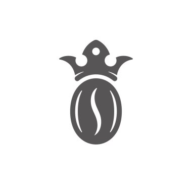 Beyaz arkaplan vektör resimleme üzerinde izole kahve simgesi.