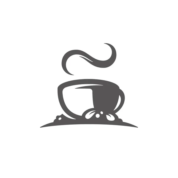 Icône café isolé sur fond blanc illustration vectorielle. — Image vectorielle