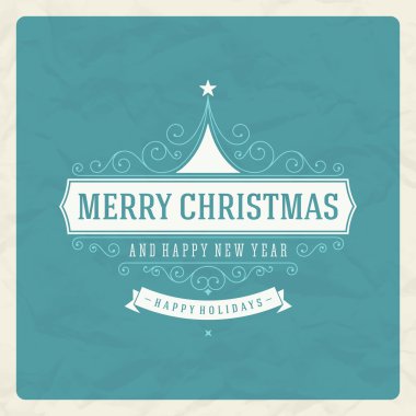 Merry Christmas holidays greeting card background