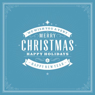 Merry Christmas holidays greeting card background