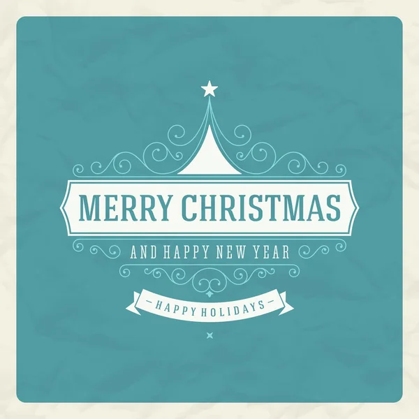 Merry Christmas holidays greeting card background — ストック写真