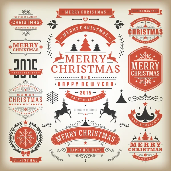 Christmas decoration design elements — Stock Photo, Image