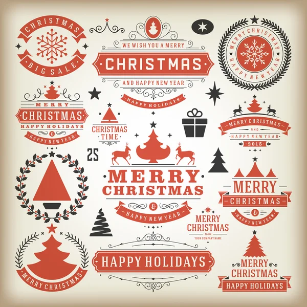 Christmas decoration design elements — Stock Photo, Image