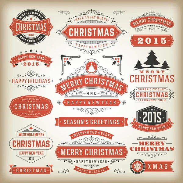 Christmas decoration design elements — Stock Photo, Image