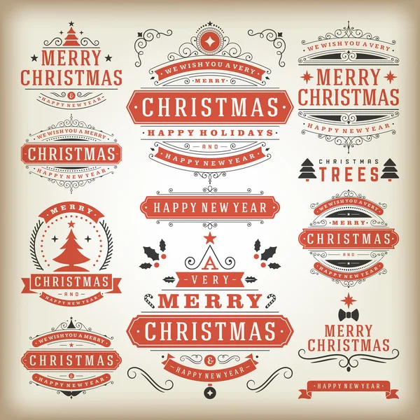 Christmas decoration design elements — Stock Photo, Image