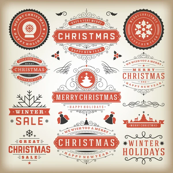 Elementos de decoración navideña — Foto de Stock