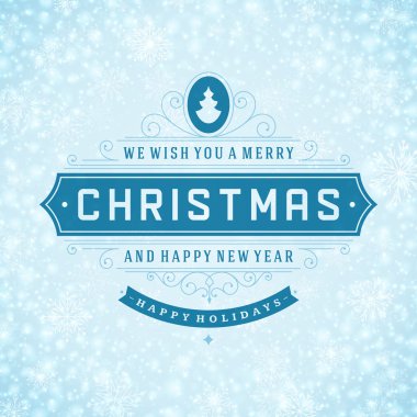 Noel retro tipografi