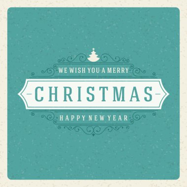 Noel retro tipografi