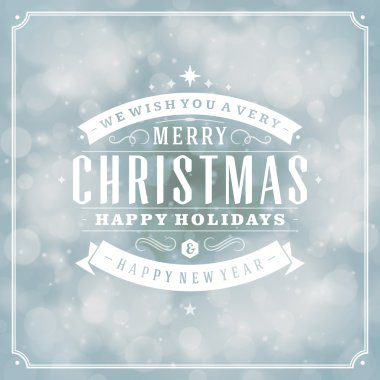 Noel retro tipografi