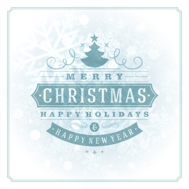 Noel retro tipografi