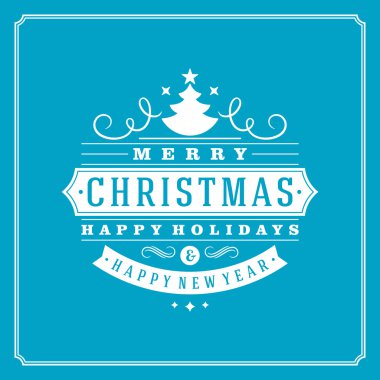 Noel retro tipografi