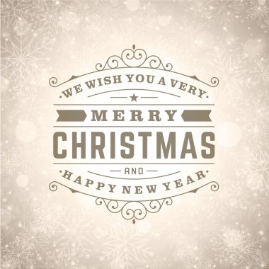 Noel retro tipografi