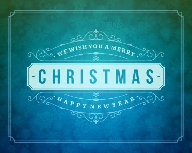 Noel retro tipografi