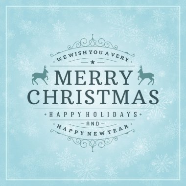 Noel retro tipografi