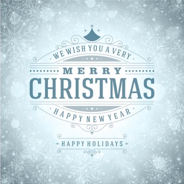 Noel retro tipografi