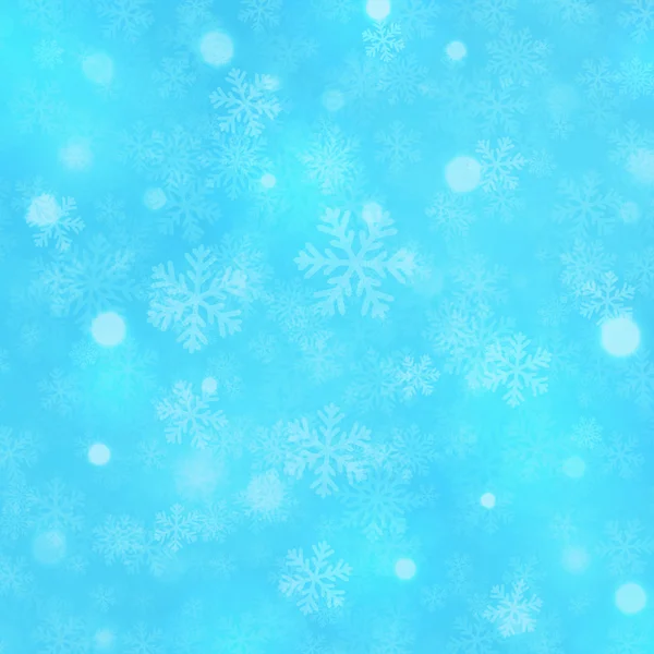 Jul snöflingor vektor bakgrund — Stock vektor