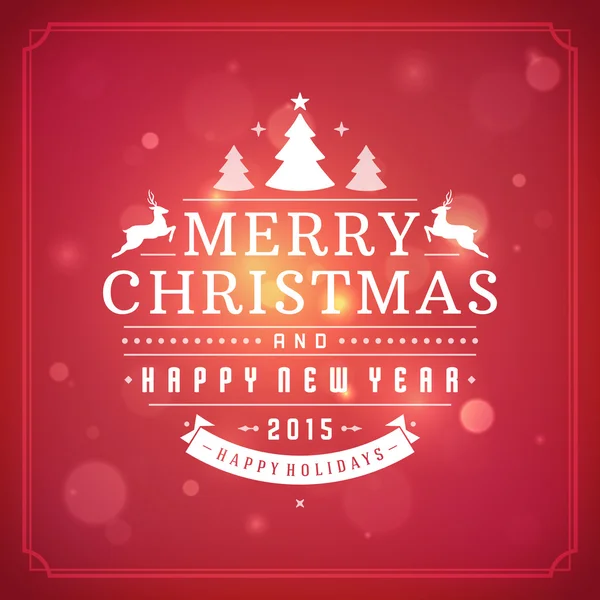 Χριστουγεννιάτικη κάρτα χαιρετισμού — Διανυσματικό Αρχείο