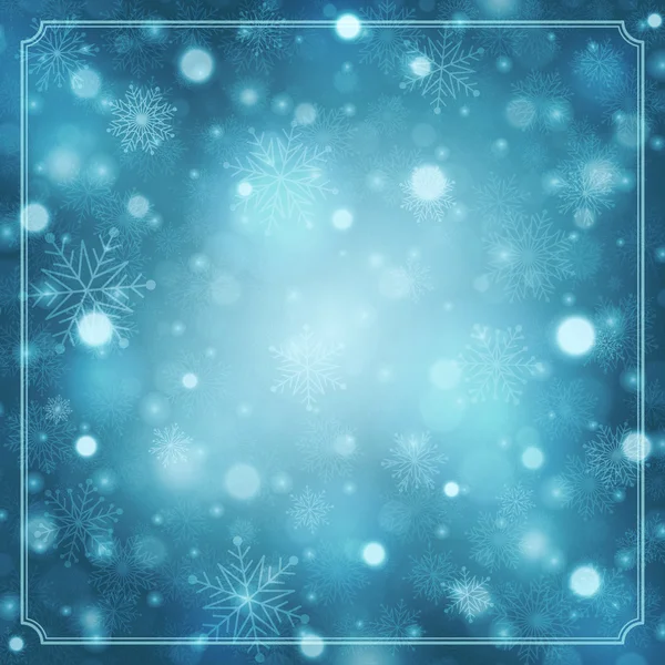 Christmas snowflakes background — Stock Vector