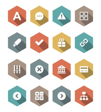 Düz simgeleri tasarım