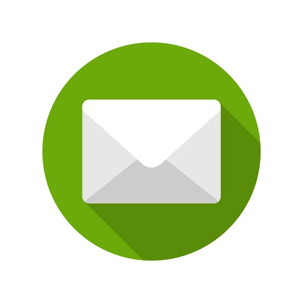Enveloppe E-mail plate — Image vectorielle