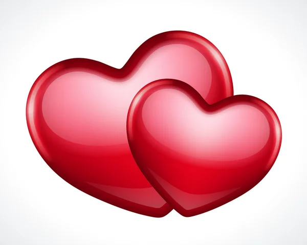 Valentine's day hearts — Stock Vector