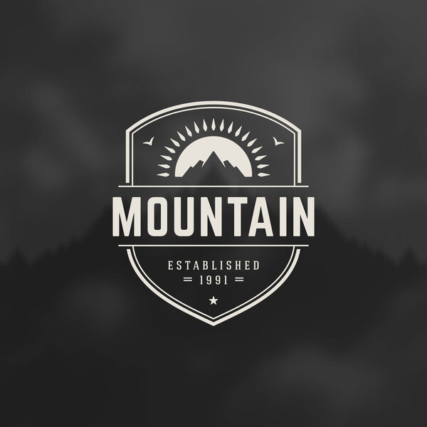 Mountain Design Element 