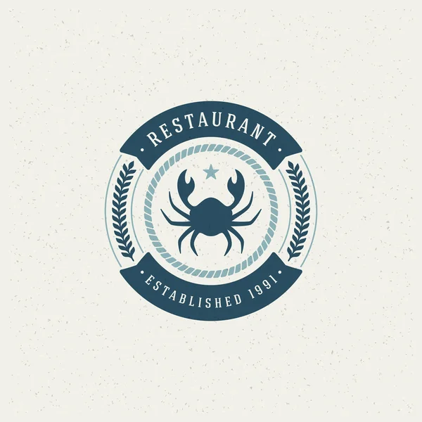 Restaurante tienda elemento de diseño — Vector de stock