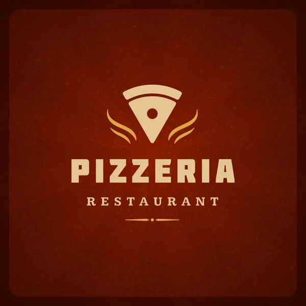 Élément de design de la boutique restaurant Pizzeria — Image vectorielle