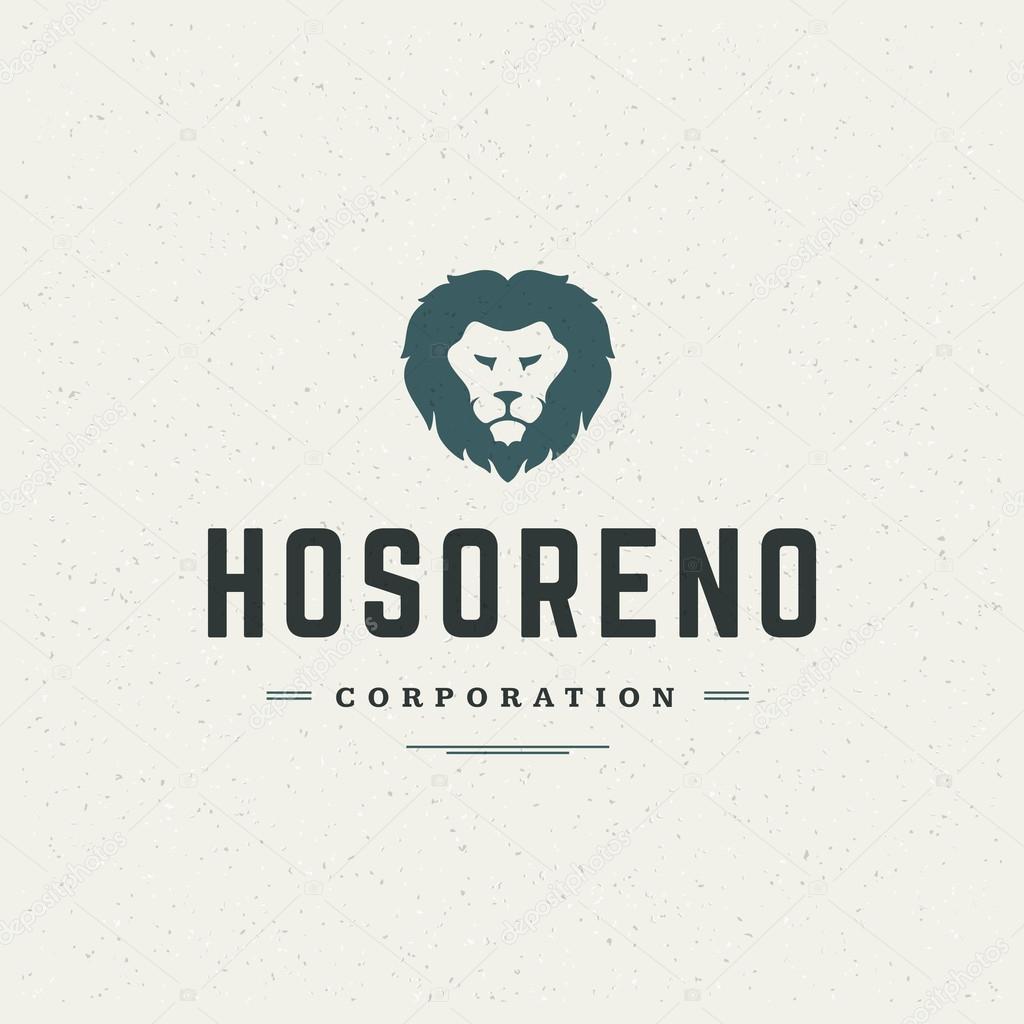 Lion Head Logo Design Element