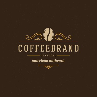 Coffee Shop Logo Design Element