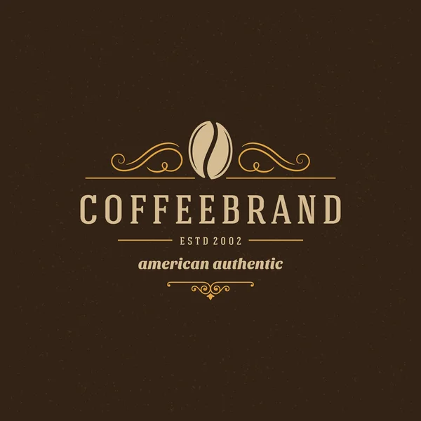 Diseño del logotipo de la cafetería Elemento — Archivo Imágenes Vectoriales