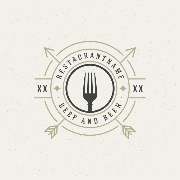 Elemento di design del negozio del ristorante — Vettoriale Stock