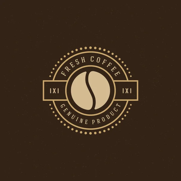 Diseño del logotipo de la cafetería Elemento — Vector de stock