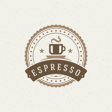 Coffee Shop Logo Design Element
