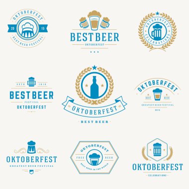 Retro style labels, badges and logos set