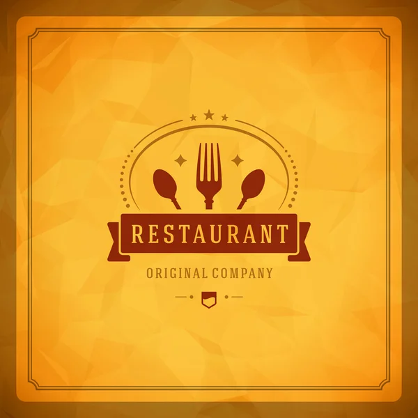 Restaurant Shop Design Element — ストックベクタ