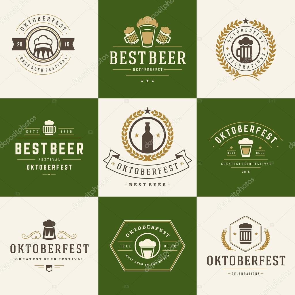 Retro style labels, badges and logos set