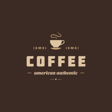 Coffee Shop Logo Design Element