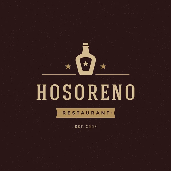 Restaurante tienda elemento de diseño — Archivo Imágenes Vectoriales