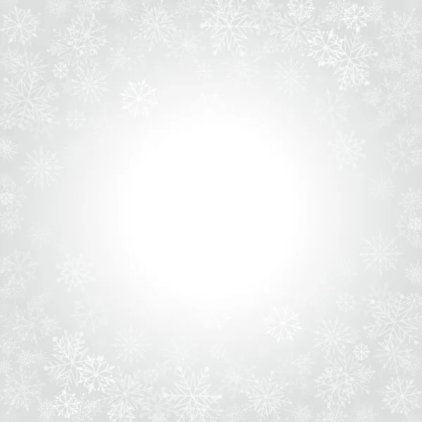 Vektör arka plan Noel kar taneleri ve kutlama ışık