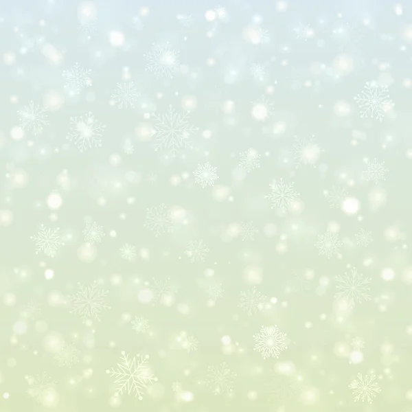 クリスマス背景雪片 — ストックベクタ