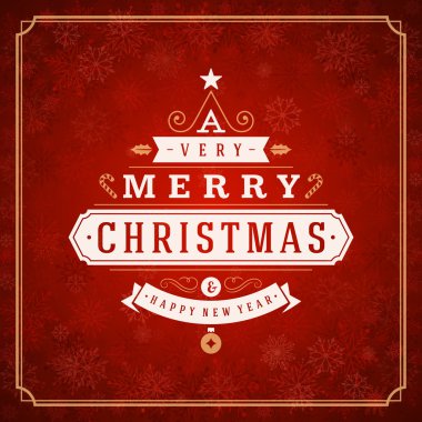 Vektör arka plan neşeli Noel tebrik kartı ışıklar ve kar taneleri