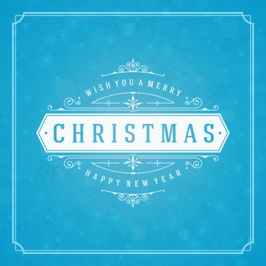 Vektör arka plan neşeli Noel tebrik kartı ışıklar ve kar taneleri
