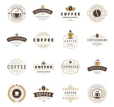 Coffee Shop Logos clipart