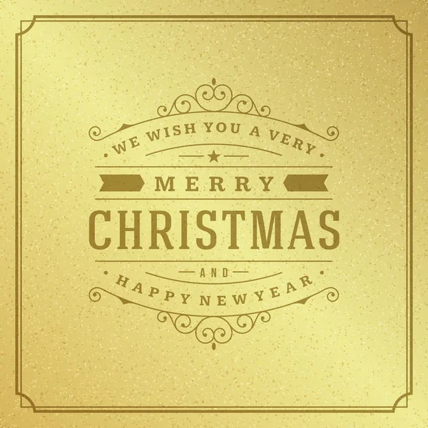 God Jul gratulationskort design — Stock vektor