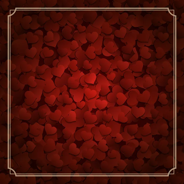 Carte de vœux de la Saint-Valentin ou Affiche Fond vectoriel — Image vectorielle
