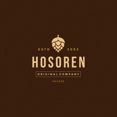 Beer Logo Template. Vector Design Element Vintage Style for Logotype