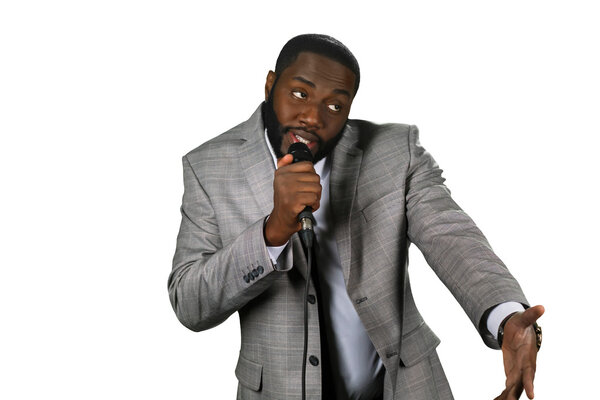 Black stand-up comedian.