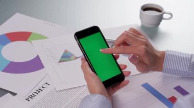 Smartphone cep telefonu ile Hromakey.