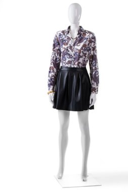 Manken etek ve gömlek.